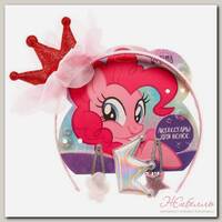 Набор аксессуаров для волос 'Пинки Пай': ободок, заколки 3шт., My Little Pony