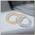 Кольцо набор 2 штуки 'Кристаллы' камешки и плавность, цвет жёлто-белый, размер МИКС