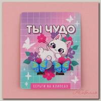 Клипсы 'Ты чудо' 6х9 см
