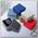 Коробочка подарочная под браслет/часы 'Плетёнка', 9*9 (размер полезной части 8,3х8,3см), цвет МИКС