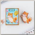 Значок деревянный 'Песик', 3,4 х 3,5 см