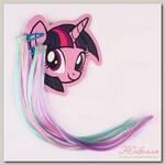 Набор прядей для волос на зажиме 'Звездочки. Искорка', МИКС,  My Little Pony, 40 см