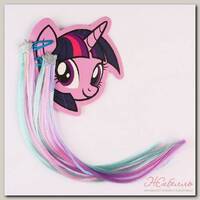 Набор прядей для волос на зажиме 'Звездочки. Искорка', МИКС,  My Little Pony, 40 см