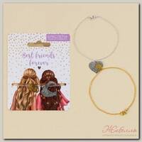 Браслеты неразлучники 'Best friend ', 2 шт, длина 20 см