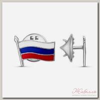 Значок 'Флаг' посеребрение